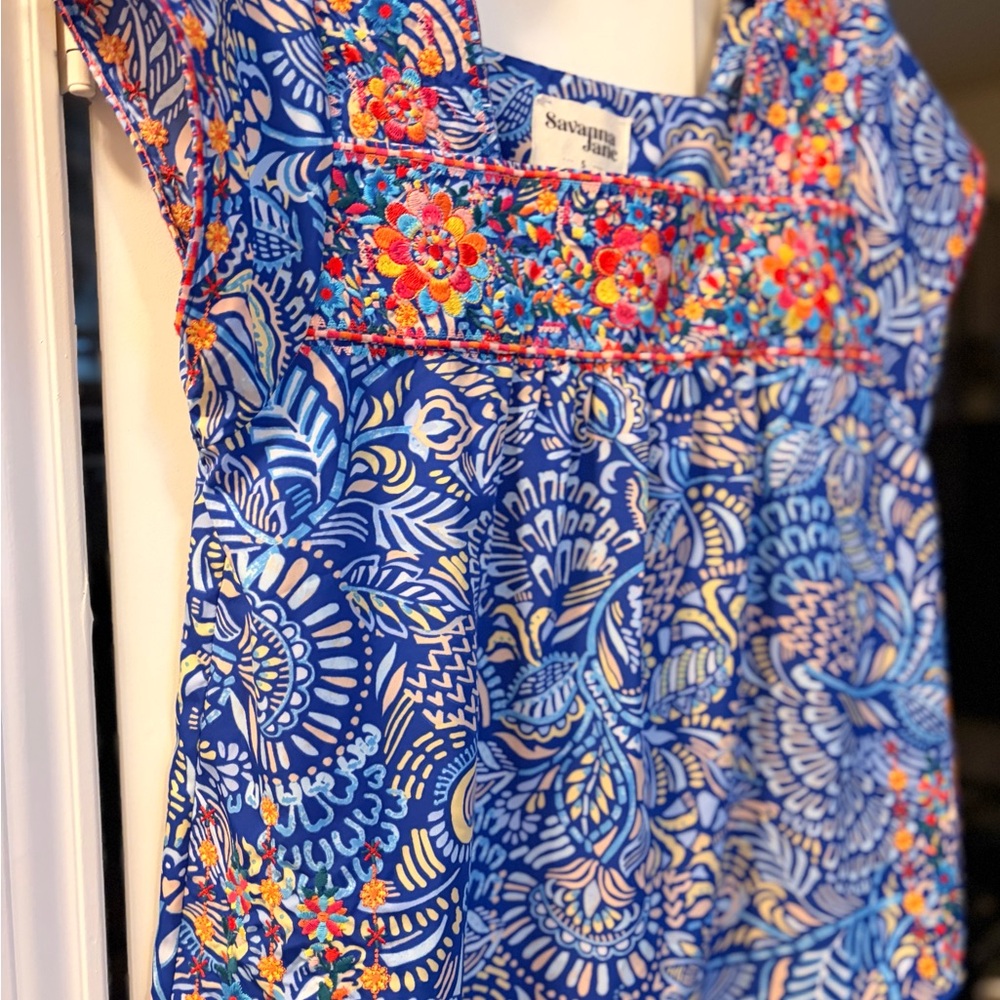 Savanna Jane Multicolor Floral Blouse - Picture 3 of 7